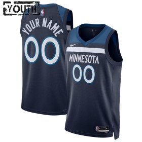 Dres Minnesota Timberwolves Prilagođeni Nike 2022-23 Icon Edition Swingman - Dječji